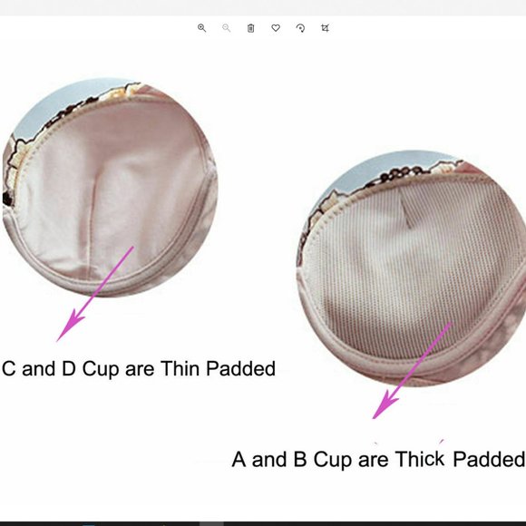 3/$20 38B Push-up Bra Premium Quality Padded Underwire Convertible Beige NWT - Picture 9 of 12